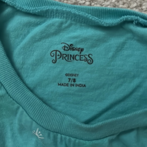 Disney Princess Girls Shirts - Jasmine and Belle - Size 7/8. Two for one! - Picture 4 of 5